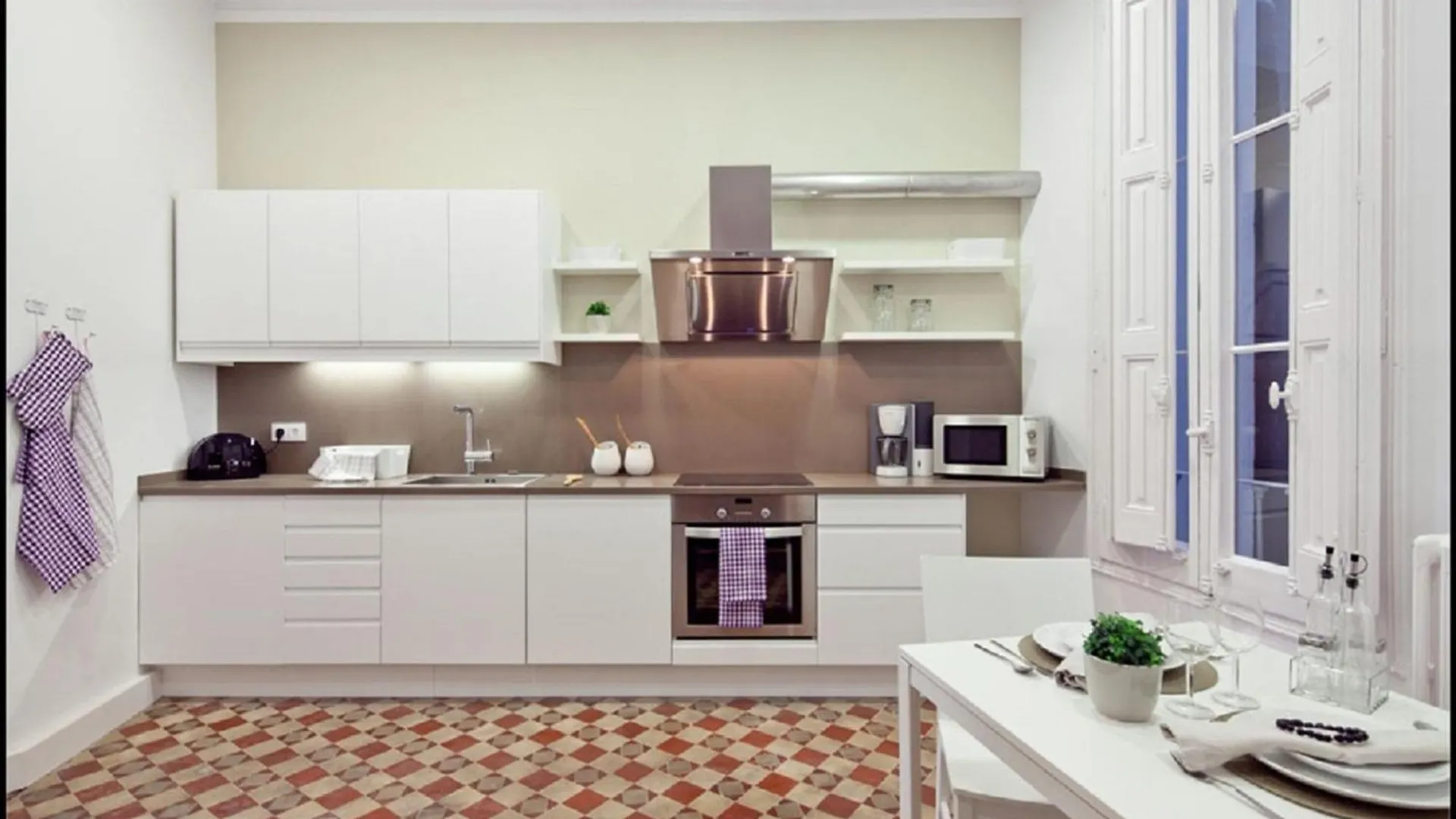 Luxurious Apartment For 9 People Recently Renovated In The Center Of Barcelona Spanyolország